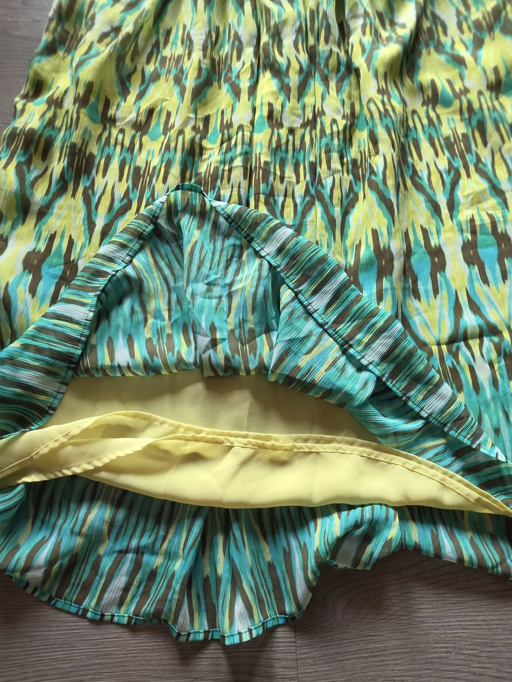 Ruby Rd. Green Patterned Maxi Skirt - Picture 6 of 8